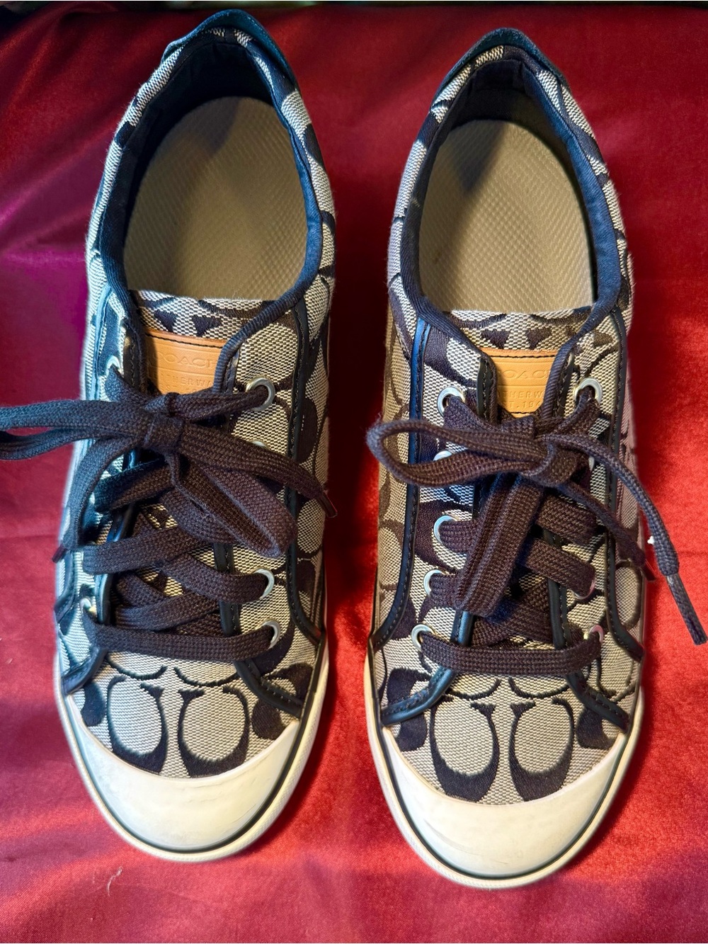 Coach Signature Canvas Sneakers